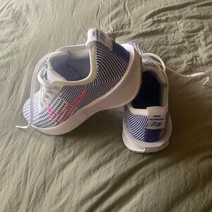 Nike White and Blue Interact Running shoes